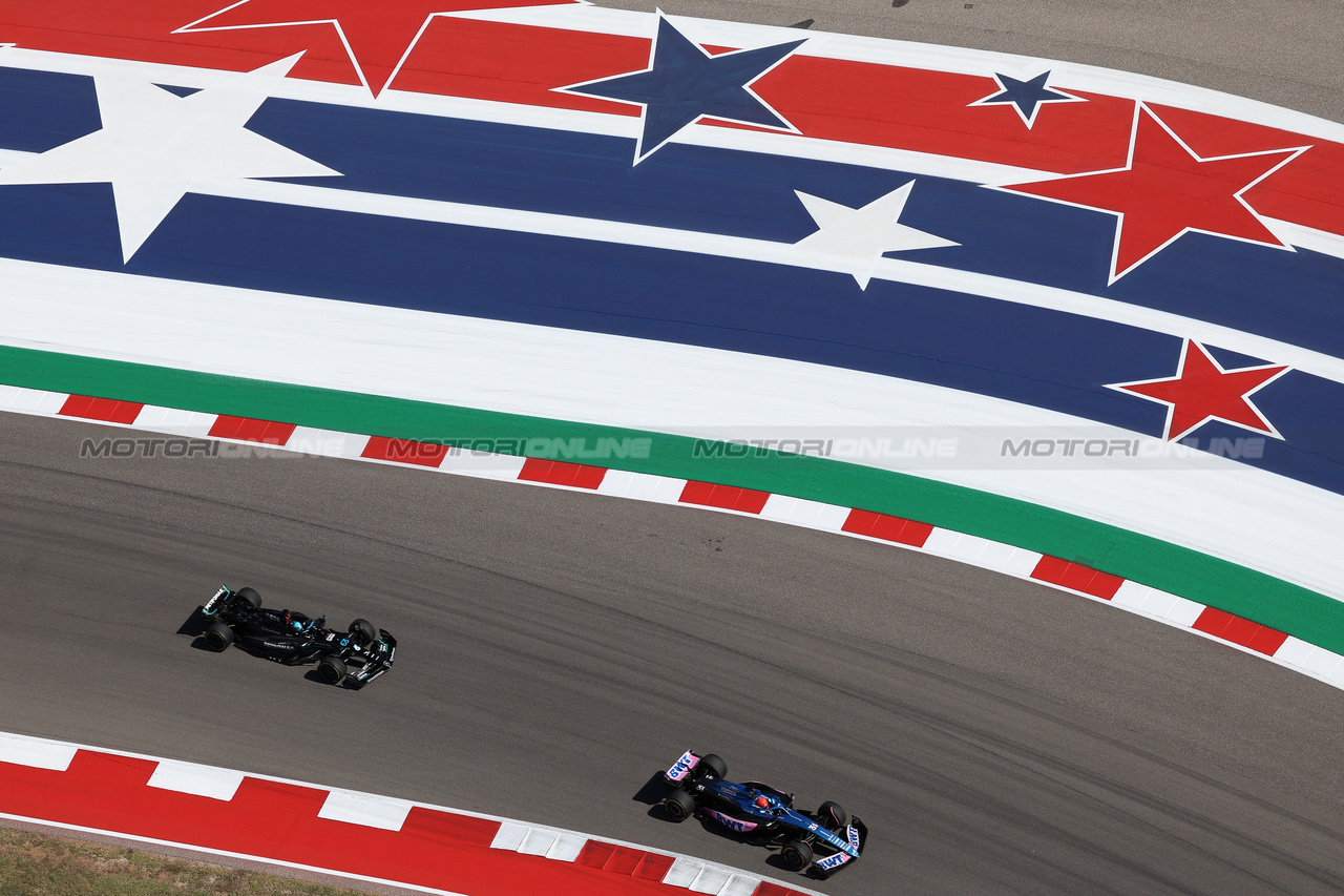 GP STATI UNITI, Esteban Ocon (FRA) Alpine F1 Team A523.

22.10.2023. Formula 1 World Championship, Rd 19, United States Grand Prix, Austin, Texas, USA, Gara Day.

 - www.xpbimages.com, EMail: requests@xpbimages.com © Copyright: Rew / XPB Images