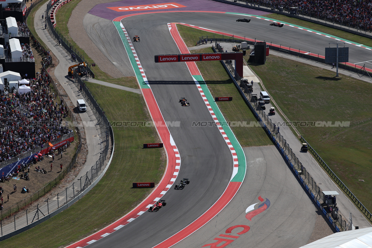 GP STATI UNITI, Carlos Sainz Jr (ESP) Ferrari SF-23.

22.10.2023. Formula 1 World Championship, Rd 19, United States Grand Prix, Austin, Texas, USA, Gara Day.

 - www.xpbimages.com, EMail: requests@xpbimages.com © Copyright: Rew / XPB Images