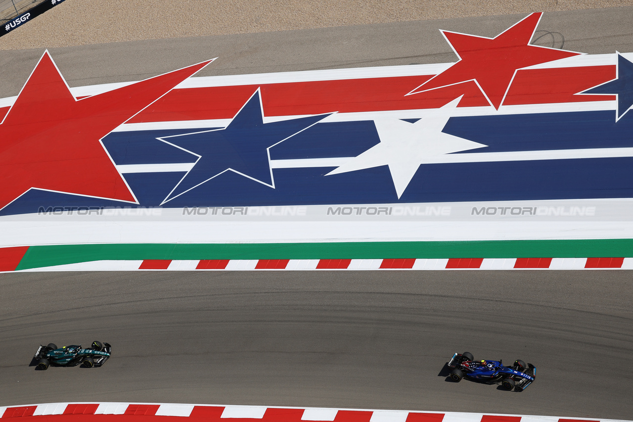 GP STATI UNITI, Logan Sargeant (USA) Williams Racing FW45.

22.10.2023. Formula 1 World Championship, Rd 19, United States Grand Prix, Austin, Texas, USA, Gara Day.

 - www.xpbimages.com, EMail: requests@xpbimages.com © Copyright: Rew / XPB Images