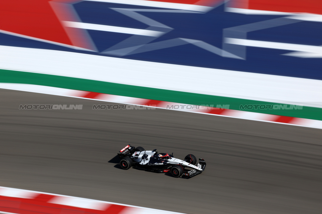 GP STATI UNITI, Daniel Ricciardo (AUS) AlphaTauri AT04.

22.10.2023. Formula 1 World Championship, Rd 19, United States Grand Prix, Austin, Texas, USA, Gara Day.

 - www.xpbimages.com, EMail: requests@xpbimages.com © Copyright: Rew / XPB Images