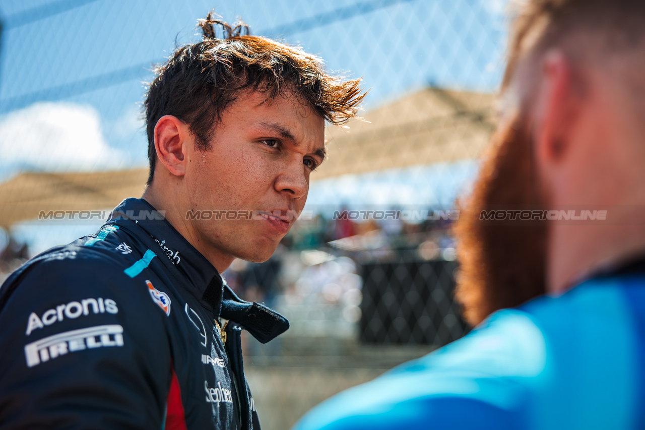 GP STATI UNITI, Alexander Albon (THA) Williams Racing on the grid.

22.10.2023. Formula 1 World Championship, Rd 19, United States Grand Prix, Austin, Texas, USA, Gara Day.

- www.xpbimages.com, EMail: requests@xpbimages.com © Copyright: Bearne / XPB Images