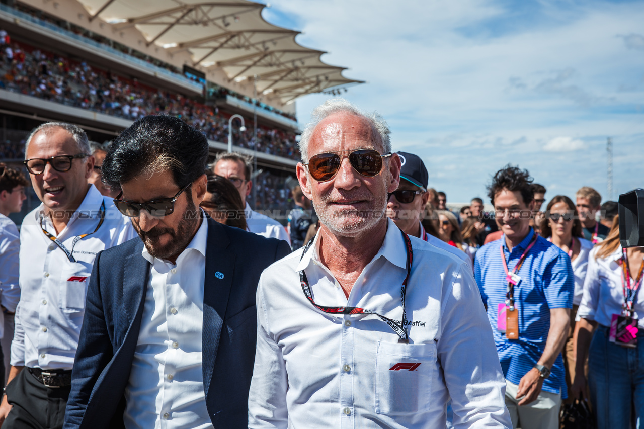GP STATI UNITI, Greg Maffei (USA) Liberty Media Corporation President e Chief Executive Officer on the grid.

22.10.2023. Formula 1 World Championship, Rd 19, United States Grand Prix, Austin, Texas, USA, Gara Day.

- www.xpbimages.com, EMail: requests@xpbimages.com © Copyright: Bearne / XPB Images