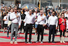 GP STATI UNITI, (L to R): gma; Stefano Domenicali (ITA) Formula One President e CEO; Greg Maffei (USA) Liberty Media Corporation President e Chief Executive Officer; e Mohammed Bin Sulayem (UAE) FIA President on the grid. 
22.10.2023. Formula 1 World Championship, Rd 19, United States Grand Prix, Austin, Texas, USA, Gara Day.
- www.xpbimages.com, EMail: requests@xpbimages.com © Copyright: Moy / XPB Images
