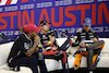 GP STATI UNITI, (L to R): Lewis Hamilton (GBR) Mercedes AMG F1; Max Verstappen (NLD) Red Bull Racing; e Lando Norris (GBR) McLaren, in the post race FIA Press Conference.
22.10.2023. Formula 1 World Championship, Rd 19, United States Grand Prix, Austin, Texas, USA, Gara Day.
- www.xpbimages.com, EMail: requests@xpbimages.com © Copyright: Bearne / XPB Images