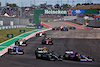 GP STATI UNITI, (L to R): George Russell (GBR) Mercedes AMG F1 W14 e Esteban Ocon (FRA) Alpine F1 Team A523 battle for position.
22.10.2023. Formula 1 World Championship, Rd 19, United States Grand Prix, Austin, Texas, USA, Gara Day.
 - www.xpbimages.com, EMail: requests@xpbimages.com © Copyright: Coates / XPB Images