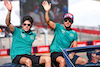 GP STATI UNITI, (L to R): Lance Stroll (CDN) Aston Martin F1 Team e Fernando Alonso (ESP) Aston Martin F1 Team on the drivers' parade.
22.10.2023. Formula 1 World Championship, Rd 19, United States Grand Prix, Austin, Texas, USA, Gara Day.
 - www.xpbimages.com, EMail: requests@xpbimages.com © Copyright: Coates / XPB Images