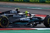 GP STATI UNITI, Lewis Hamilton (GBR) Mercedes AMG F1 W14 celebrates at the end of the race.
22.10.2023. Formula 1 World Championship, Rd 19, United States Grand Prix, Austin, Texas, USA, Gara Day.
 - www.xpbimages.com, EMail: requests@xpbimages.com © Copyright: Coates / XPB Images