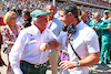 GP STATI UNITI, (L to R): Jackie Stewart (GBR) with Rory McIlroy (GBR) Professional Golfer e Otro Capital Alpine F1 Team Investor on the grid.
22.10.2023. Formula 1 World Championship, Rd 19, United States Grand Prix, Austin, Texas, USA, Gara Day.
 - www.xpbimages.com, EMail: requests@xpbimages.com © Copyright: Coates / XPB Images