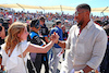 GP STATI UNITI, (L to R): Geri Horner (GBR) Singer with Anthony Joshua (GBR) Boxer e Otro Capital Alpine F1 Team Investor on the grid.
22.10.2023. Formula 1 World Championship, Rd 19, United States Grand Prix, Austin, Texas, USA, Gara Day.
 - www.xpbimages.com, EMail: requests@xpbimages.com © Copyright: Coates / XPB Images