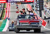GP STATI UNITI, (L to R): Zhou Guanyu (CHN) Alfa Romeo F1 Team e Valtteri Bottas (FIN) Alfa Romeo F1 Team on the drivers' parade.
22.10.2023. Formula 1 World Championship, Rd 19, United States Grand Prix, Austin, Texas, USA, Gara Day.
 - www.xpbimages.com, EMail: requests@xpbimages.com © Copyright: Coates / XPB Images