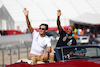GP STATI UNITI, (L to R): George Russell (GBR) Mercedes AMG F1 e Lewis Hamilton (GBR) Mercedes AMG F1 on the drivers' parade.
22.10.2023. Formula 1 World Championship, Rd 19, United States Grand Prix, Austin, Texas, USA, Gara Day.
 - www.xpbimages.com, EMail: requests@xpbimages.com © Copyright: Coates / XPB Images