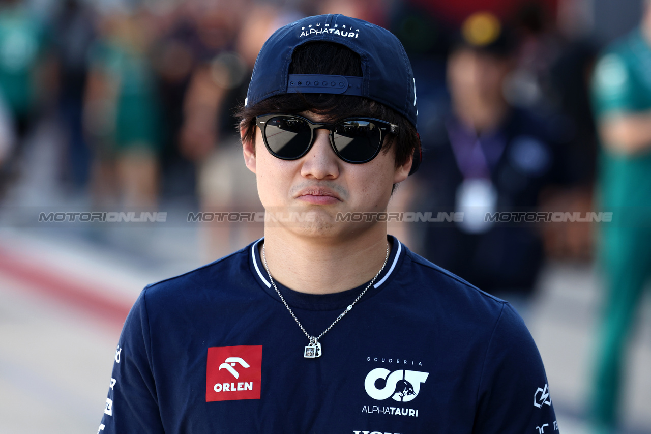 GP STATI UNITI, Yuki Tsunoda (JPN) AlphaTauri.

19.10.2023. Formula 1 World Championship, Rd 19, United States Grand Prix, Austin, Texas, USA, Preparation Day.

- www.xpbimages.com, EMail: requests@xpbimages.com © Copyright: Moy / XPB Images