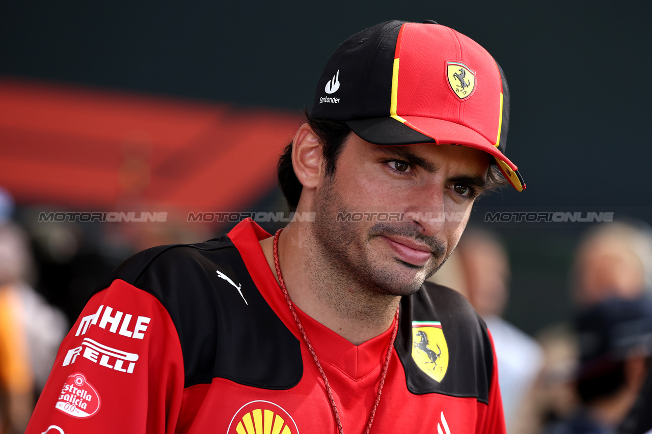 GP STATI UNITI, Carlos Sainz Jr (ESP) Ferrari.

19.10.2023. Formula 1 World Championship, Rd 19, United States Grand Prix, Austin, Texas, USA, Preparation Day.

- www.xpbimages.com, EMail: requests@xpbimages.com © Copyright: Moy / XPB Images