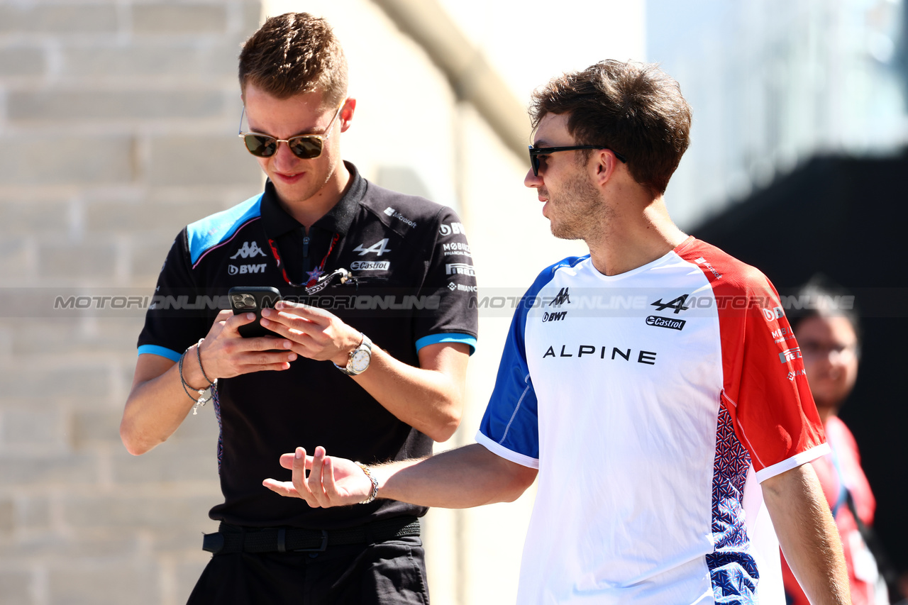 GP STATI UNITI, Pierre Gasly (FRA) Alpine F1 Team.

19.10.2023. Formula 1 World Championship, Rd 19, United States Grand Prix, Austin, Texas, USA, Preparation Day.

 - www.xpbimages.com, EMail: requests@xpbimages.com © Copyright: Coates / XPB Images