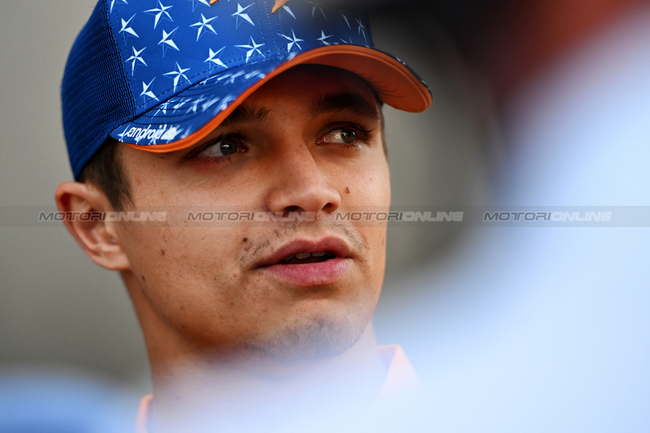 GP STATI UNITI, Lando Norris (GBR) McLaren.

19.10.2023. Formula 1 World Championship, Rd 19, United States Grand Prix, Austin, Texas, USA, Preparation Day.

- www.xpbimages.com, EMail: requests@xpbimages.com © Copyright: Price / XPB Images