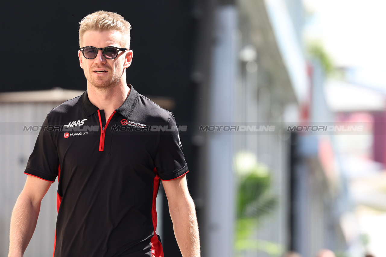 GP STATI UNITI, Nico Hulkenberg (GER) Haas F1 Team.

19.10.2023. Formula 1 World Championship, Rd 19, United States Grand Prix, Austin, Texas, USA, Preparation Day.

 - www.xpbimages.com, EMail: requests@xpbimages.com © Copyright: Rew / XPB Images