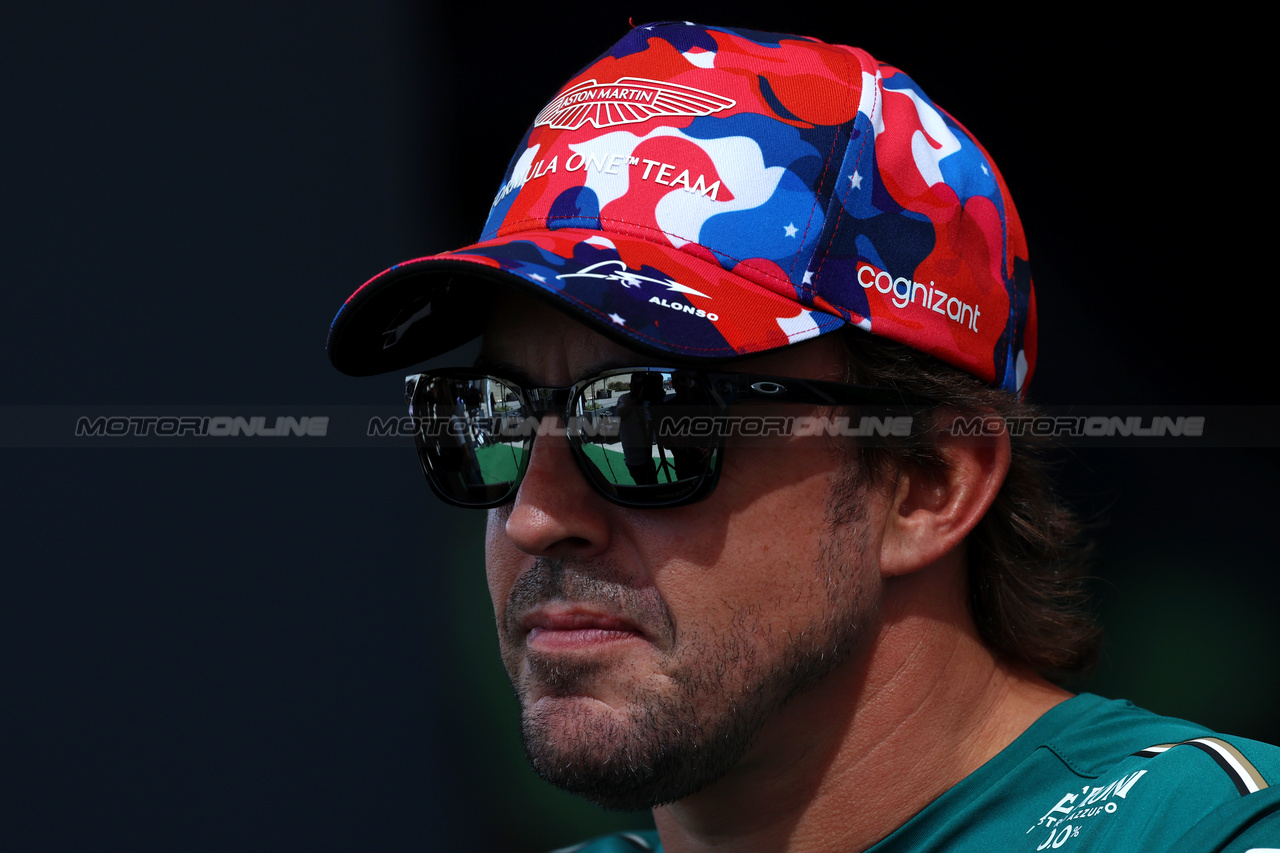 GP STATI UNITI, Fernando Alonso (ESP) Aston Martin F1 Team.

19.10.2023. Formula 1 World Championship, Rd 19, United States Grand Prix, Austin, Texas, USA, Preparation Day.

 - www.xpbimages.com, EMail: requests@xpbimages.com © Copyright: Rew / XPB Images