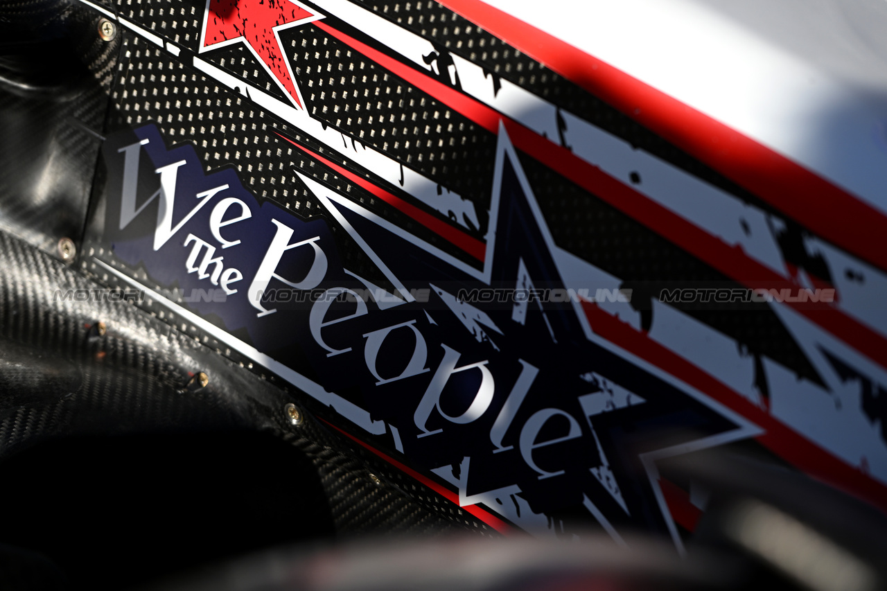 GP STATI UNITI, Haas VF-23 - USA livery.

19.10.2023. Formula 1 World Championship, Rd 19, United States Grand Prix, Austin, Texas, USA, Preparation Day.

- www.xpbimages.com, EMail: requests@xpbimages.com © Copyright: Price / XPB Images