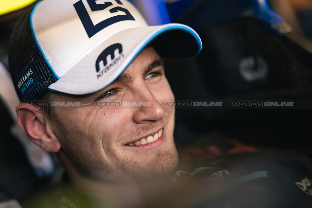 GP STATI UNITI, Logan Sargeant (USA) Williams Racing FW45.

19.10.2023. Formula 1 World Championship, Rd 19, United States Grand Prix, Austin, Texas, USA, Preparation Day.

- www.xpbimages.com, EMail: requests@xpbimages.com © Copyright: Bearne / XPB Images