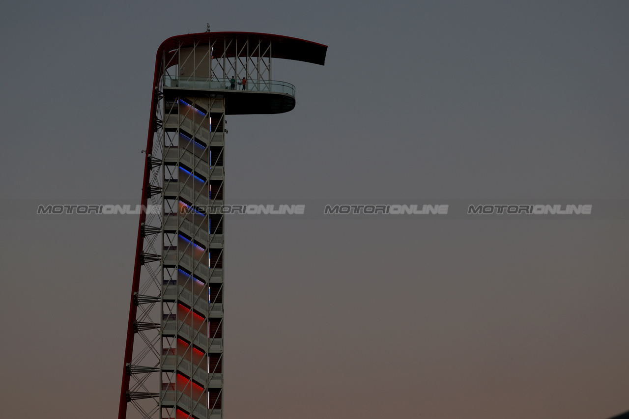 GP STATI UNITI, Circuit Atmosfera - viewing tower.

19.10.2023. Formula 1 World Championship, Rd 19, United States Grand Prix, Austin, Texas, USA, Preparation Day.

 - www.xpbimages.com, EMail: requests@xpbimages.com © Copyright: Rew / XPB Images