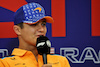 GP STATI UNITI, Lando Norris (GBR) McLaren in the FIA Press Conference.
19.10.2023. Formula 1 World Championship, Rd 19, United States Grand Prix, Austin, Texas, USA, Preparation Day.
- www.xpbimages.com, EMail: requests@xpbimages.com © Copyright: Bearne / XPB Images