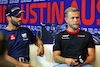 GP STATI UNITI, (L to R): Daniel Ricciardo (AUS) AlphaTauri e Kevin Magnussen (DEN) Haas F1 Team in the FIA Press Conference.
19.10.2023. Formula 1 World Championship, Rd 19, United States Grand Prix, Austin, Texas, USA, Preparation Day.
- www.xpbimages.com, EMail: requests@xpbimages.com © Copyright: Bearne / XPB Images