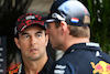 GP STATI UNITI, Sergio Perez (MEX) Red Bull Racing e team mate Max Verstappen (NLD) Red Bull Racing.
19.10.2023. Formula 1 World Championship, Rd 19, United States Grand Prix, Austin, Texas, USA, Preparation Day.
- www.xpbimages.com, EMail: requests@xpbimages.com © Copyright: Price / XPB Images