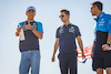 GP STATI UNITI, Alexander Albon (THA) Williams Racing walks the circuit with the team.
19.10.2023. Formula 1 World Championship, Rd 19, United States Grand Prix, Austin, Texas, USA, Preparation Day.
- www.xpbimages.com, EMail: requests@xpbimages.com © Copyright: Bearne / XPB Images
