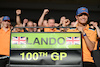 GP STATI UNITI, Lando Norris (GBR) McLaren celebrates his 100th GP with the team.
19.10.2023. Formula 1 World Championship, Rd 19, United States Grand Prix, Austin, Texas, USA, Preparation Day.
- www.xpbimages.com, EMail: requests@xpbimages.com © Copyright: Price / XPB Images