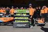 GP STATI UNITI, Lando Norris (GBR) McLaren celebrates his 100th GP with the team.
19.10.2023. Formula 1 World Championship, Rd 19, United States Grand Prix, Austin, Texas, USA, Preparation Day.
- www.xpbimages.com, EMail: requests@xpbimages.com © Copyright: Price / XPB Images