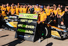 GP STATI UNITI, Lando Norris (GBR) McLaren celebrates his 100th GP with the team.
19.10.2023. Formula 1 World Championship, Rd 19, United States Grand Prix, Austin, Texas, USA, Preparation Day.
- www.xpbimages.com, EMail: requests@xpbimages.com © Copyright: Bearne / XPB Images
