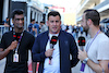 GP STATI UNITI, (L to R): Lawrence Barretto (GBR) Formula 1 Senior Writer Editor with Will Buxton (GBR) F1 Digital Presenter e James Hinchcliffe (CDN) IndyCar Driver.
19.10.2023. Formula 1 World Championship, Rd 19, United States Grand Prix, Austin, Texas, USA, Preparation Day.
- www.xpbimages.com, EMail: requests@xpbimages.com © Copyright: Moy / XPB Images