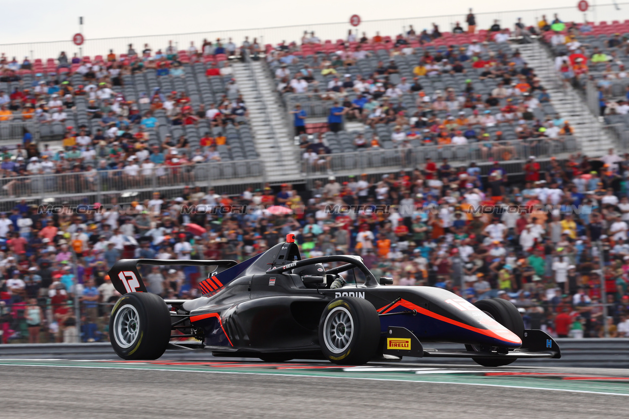 GP STATI UNITI, Megan Gilkes (CDN) Rodin Carlin.

21.10.2023. F1 Academy, Rd 7, Gara 2, United States Grand Prix, Austin, Texas, USA, Sprint Day.

- www.xpbimages.com, EMail: requests@xpbimages.com © Copyright: Batchelor / XPB Images