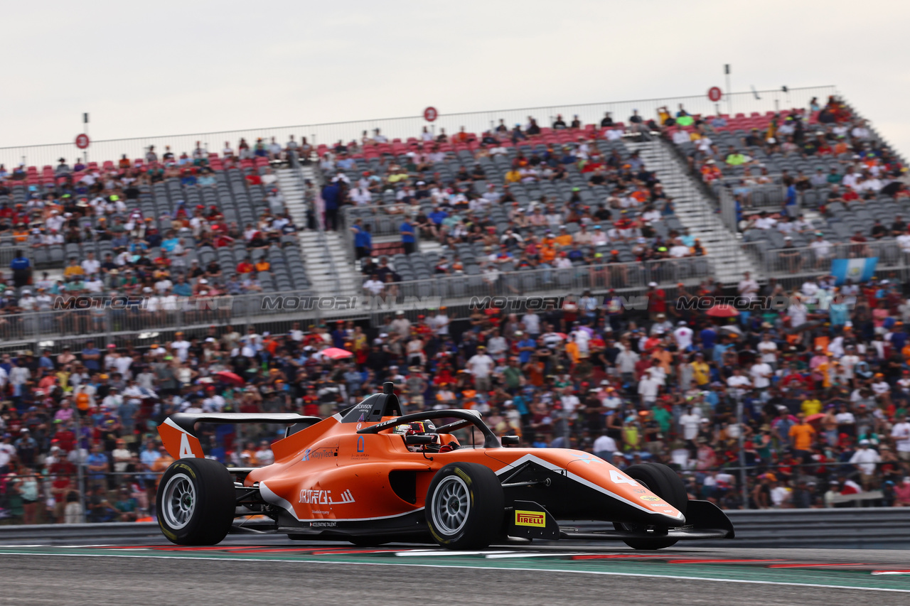 GP STATI UNITI, Hamda Al Qubaisi (UAE) MP Motorsport.

21.10.2023. F1 Academy, Rd 7, Gara 2, United States Grand Prix, Austin, Texas, USA, Sprint Day.

- www.xpbimages.com, EMail: requests@xpbimages.com © Copyright: Batchelor / XPB Images