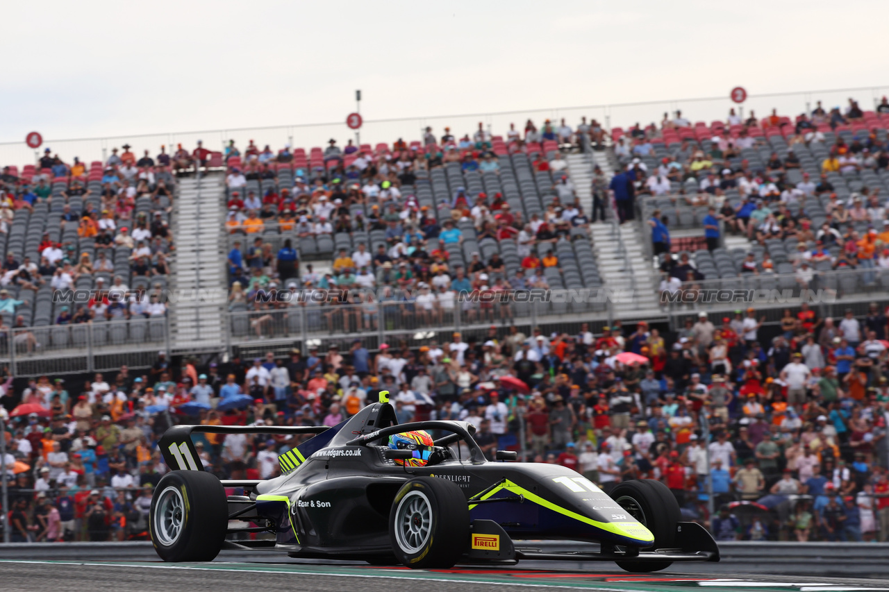 GP STATI UNITI, Jessica Edgar (GBR) Rodin Carlin.

21.10.2023. F1 Academy, Rd 7, Gara 2, United States Grand Prix, Austin, Texas, USA, Sprint Day.

- www.xpbimages.com, EMail: requests@xpbimages.com © Copyright: Batchelor / XPB Images