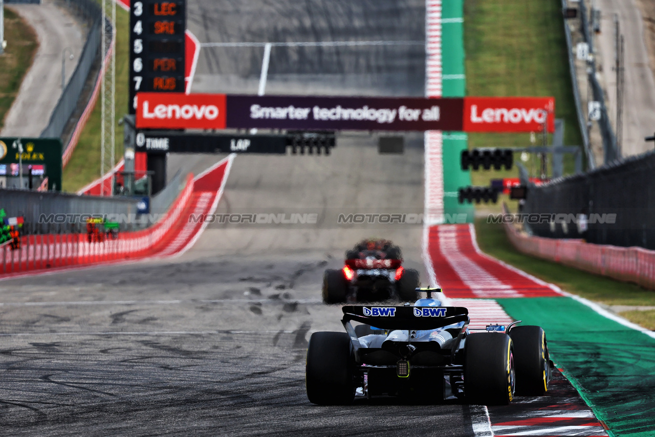 GP STATI UNITI, Pierre Gasly (FRA) Alpine F1 Team A523.

21.10.2023. Formula 1 World Championship, Rd 19, United States Grand Prix, Austin, Texas, USA, Sprint Day.

- www.xpbimages.com, EMail: requests@xpbimages.com © Copyright: Batchelor / XPB Images