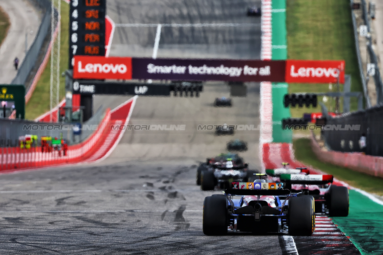 GP STATI UNITI, Logan Sargeant (USA) Williams Racing FW45.

21.10.2023. Formula 1 World Championship, Rd 19, United States Grand Prix, Austin, Texas, USA, Sprint Day.

- www.xpbimages.com, EMail: requests@xpbimages.com © Copyright: Batchelor / XPB Images