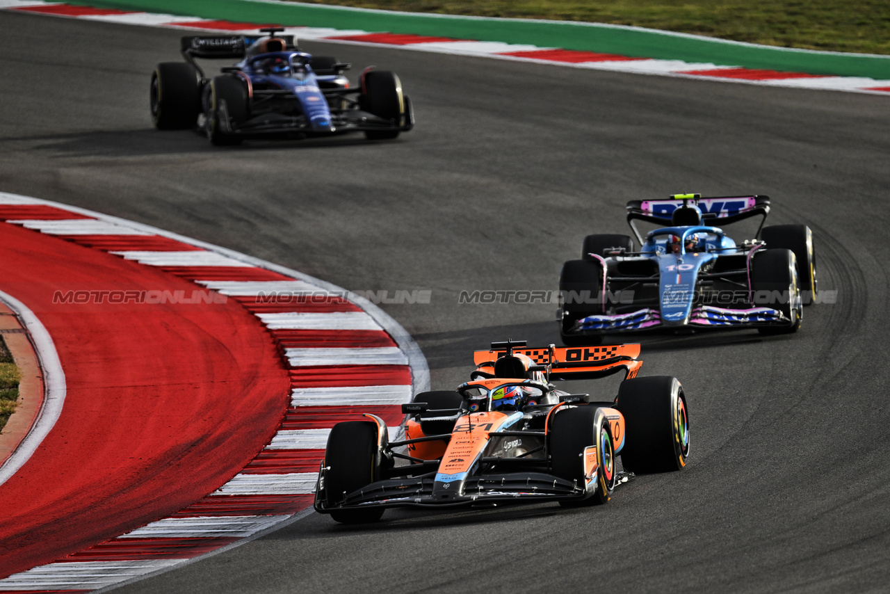 GP STATI UNITI, Oscar Piastri (AUS) McLaren MCL60.

21.10.2023. Formula 1 World Championship, Rd 19, United States Grand Prix, Austin, Texas, USA, Sprint Day.

- www.xpbimages.com, EMail: requests@xpbimages.com © Copyright: Price / XPB Images