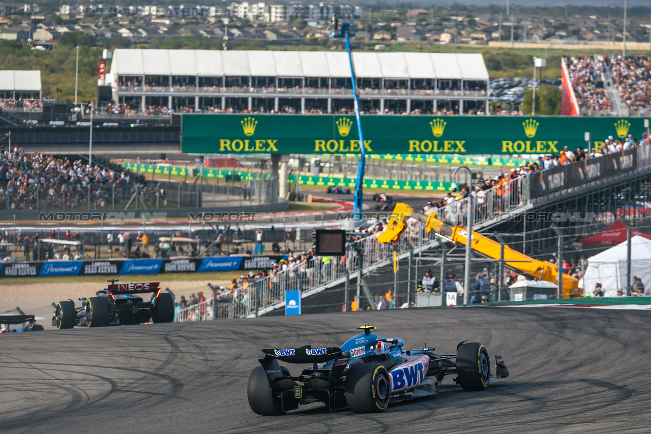 GP STATI UNITI, Pierre Gasly (FRA) Alpine F1 Team A523.

21.10.2023. Formula 1 World Championship, Rd 19, United States Grand Prix, Austin, Texas, USA, Sprint Day.

- www.xpbimages.com, EMail: requests@xpbimages.com © Copyright: Bearne / XPB Images