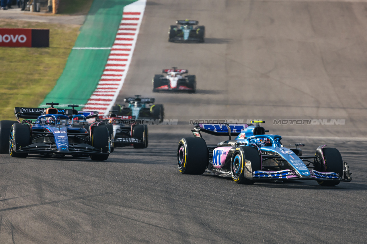 GP STATI UNITI, Pierre Gasly (FRA) Alpine F1 Team A523.

21.10.2023. Formula 1 World Championship, Rd 19, United States Grand Prix, Austin, Texas, USA, Sprint Day.

- www.xpbimages.com, EMail: requests@xpbimages.com © Copyright: Bearne / XPB Images