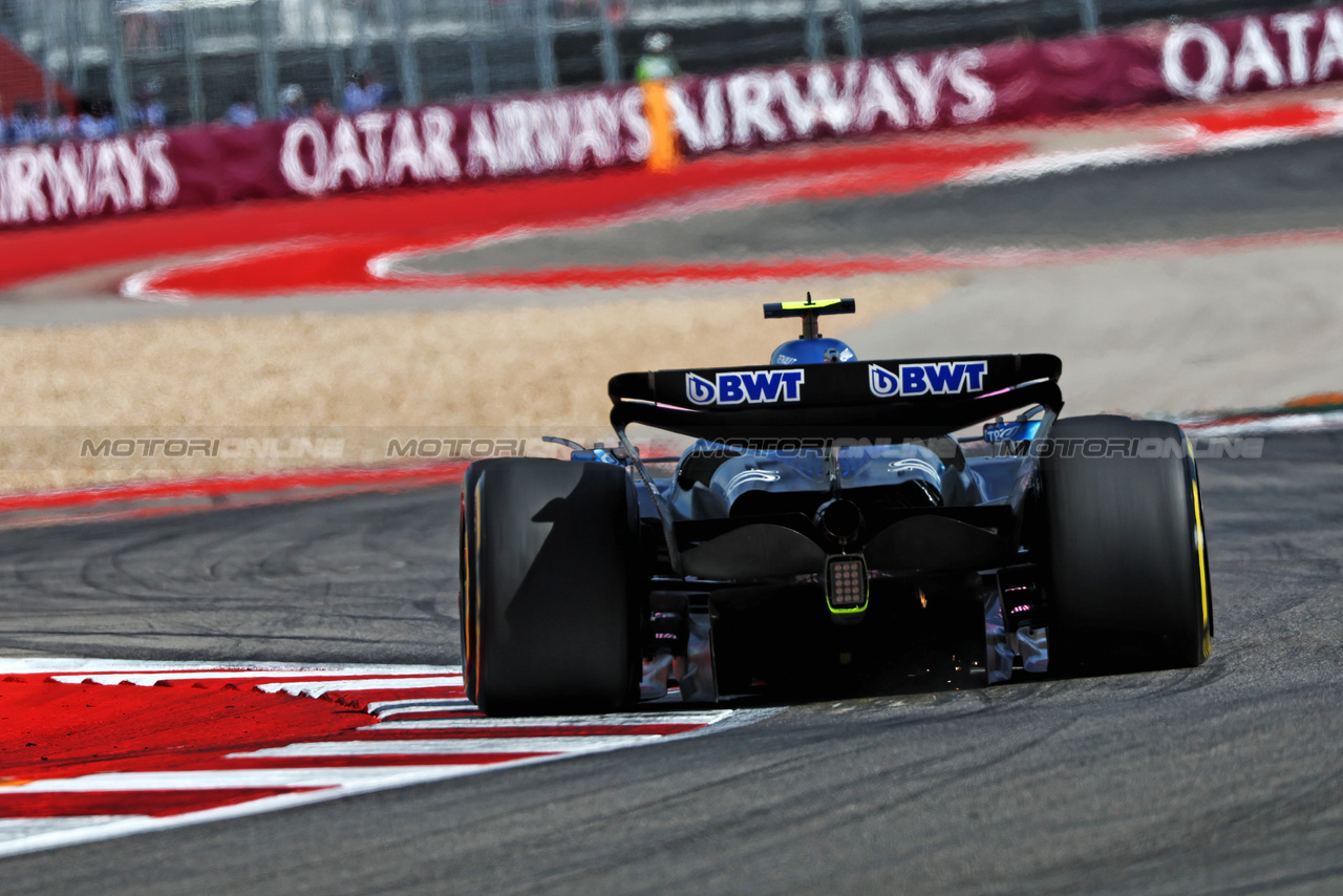 GP STATI UNITI, Pierre Gasly (FRA) Alpine F1 Team A523.

21.10.2023. Formula 1 World Championship, Rd 19, United States Grand Prix, Austin, Texas, USA, Sprint Day.

 - www.xpbimages.com, EMail: requests@xpbimages.com © Copyright: Coates / XPB Images