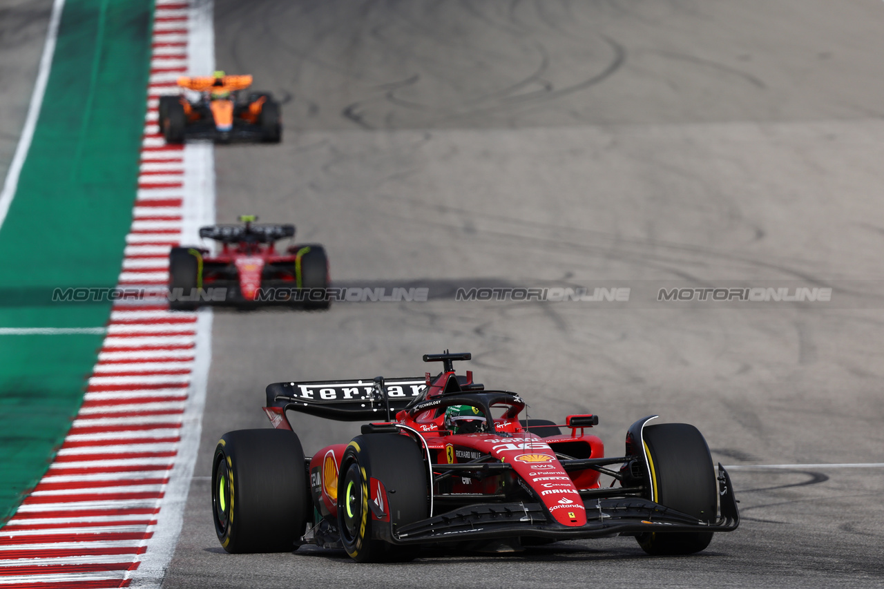 GP STATI UNITI, Charles Leclerc (MON) Ferrari SF-23.

21.10.2023. Formula 1 World Championship, Rd 19, United States Grand Prix, Austin, Texas, USA, Sprint Day.

- www.xpbimages.com, EMail: requests@xpbimages.com © Copyright: Batchelor / XPB Images