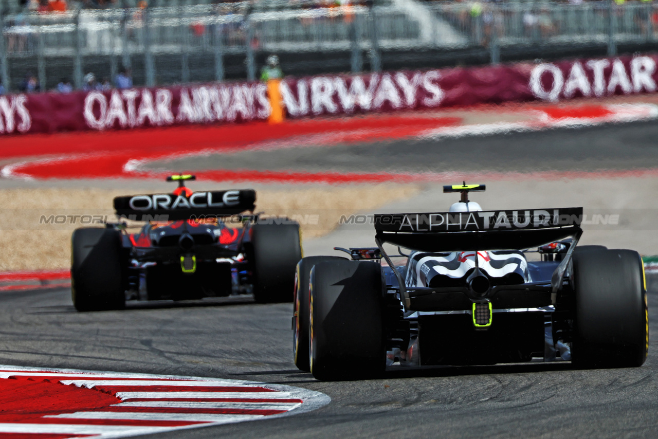 GP STATI UNITI, Yuki Tsunoda (JPN) AlphaTauri AT04.

21.10.2023. Formula 1 World Championship, Rd 19, United States Grand Prix, Austin, Texas, USA, Sprint Day.

 - www.xpbimages.com, EMail: requests@xpbimages.com © Copyright: Coates / XPB Images