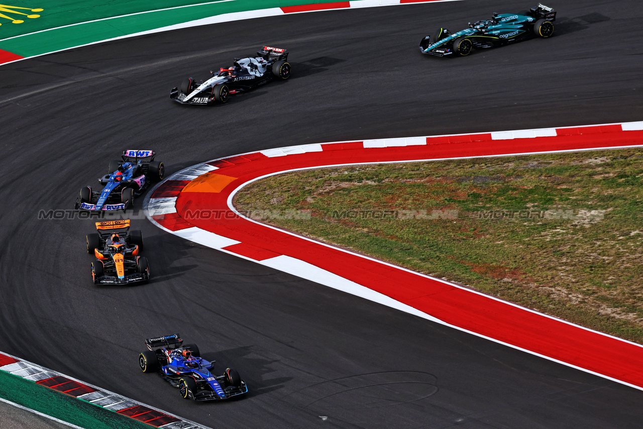 GP STATI UNITI, Alexander Albon (THA) Williams Racing FW45.

21.10.2023. Formula 1 World Championship, Rd 19, United States Grand Prix, Austin, Texas, USA, Sprint Day.

 - www.xpbimages.com, EMail: requests@xpbimages.com © Copyright: Coates / XPB Images