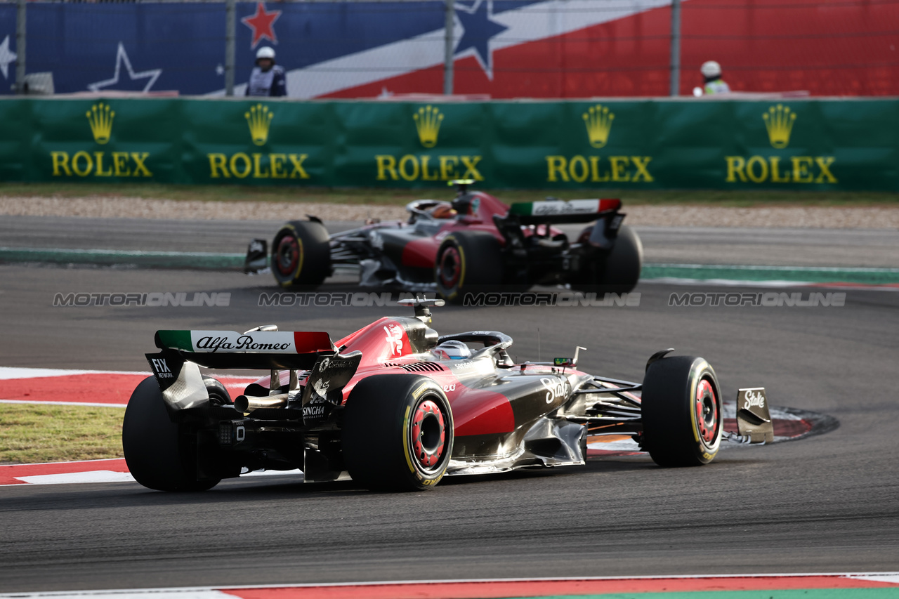 GP STATI UNITI, Valtteri Bottas (FIN) Alfa Romeo F1 Team C43.

21.10.2023. Formula 1 World Championship, Rd 19, United States Grand Prix, Austin, Texas, USA, Sprint Day.

- www.xpbimages.com, EMail: requests@xpbimages.com © Copyright: Moy / XPB Images