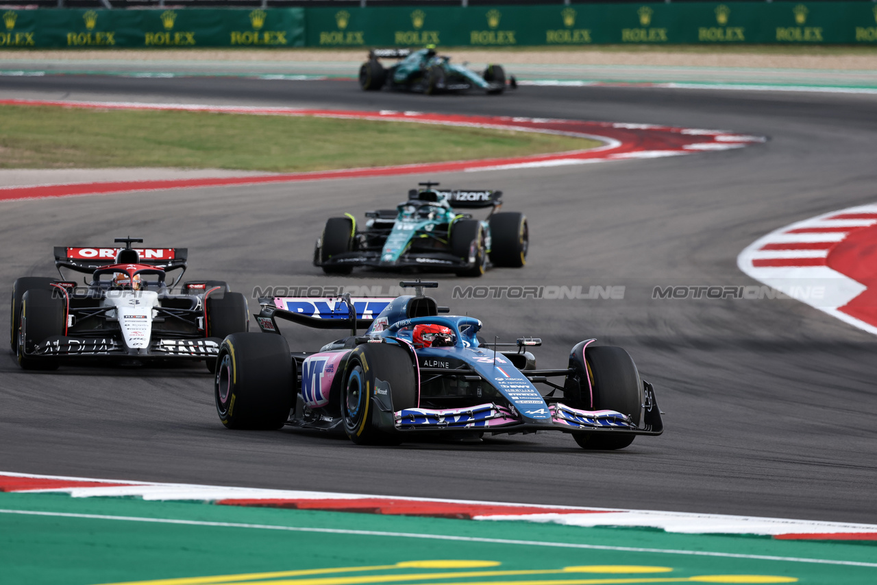 GP STATI UNITI, Esteban Ocon (FRA) Alpine F1 Team A523.

21.10.2023. Formula 1 World Championship, Rd 19, United States Grand Prix, Austin, Texas, USA, Sprint Day.

- www.xpbimages.com, EMail: requests@xpbimages.com © Copyright: Moy / XPB Images