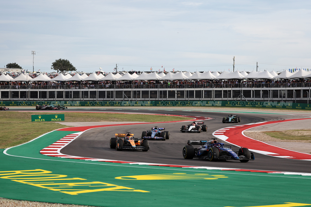 GP STATI UNITI, Alexander Albon (THA) Williams Racing FW45.

21.10.2023. Formula 1 World Championship, Rd 19, United States Grand Prix, Austin, Texas, USA, Sprint Day.

- www.xpbimages.com, EMail: requests@xpbimages.com © Copyright: Moy / XPB Images