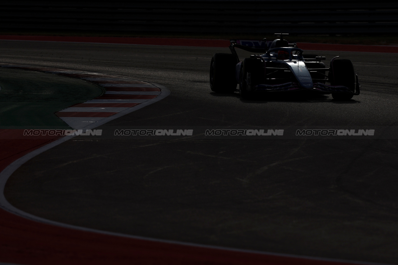 GP STATI UNITI, Esteban Ocon (FRA) Alpine F1 Team A523.

21.10.2023. Formula 1 World Championship, Rd 19, United States Grand Prix, Austin, Texas, USA, Sprint Day.

 - www.xpbimages.com, EMail: requests@xpbimages.com © Copyright: Rew / XPB Images