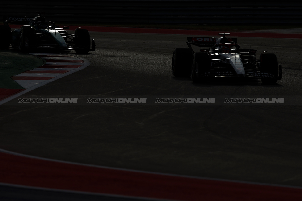 GP STATI UNITI, Daniel Ricciardo (AUS) AlphaTauri AT04.

21.10.2023. Formula 1 World Championship, Rd 19, United States Grand Prix, Austin, Texas, USA, Sprint Day.

 - www.xpbimages.com, EMail: requests@xpbimages.com © Copyright: Rew / XPB Images