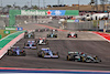 GP STATI UNITI, George Russell (GBR) Mercedes AMG F1 W14 davanti a Pierre Gasly (FRA) Alpine F1 Team A523 e Alexander Albon (THA) Williams Racing FW45 at the partenza of Sprint.
21.10.2023. Formula 1 World Championship, Rd 19, United States Grand Prix, Austin, Texas, USA, Sprint Day.
- www.xpbimages.com, EMail: requests@xpbimages.com © Copyright: Moy / XPB Images